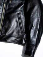 Original 1940s unknown brand black horsehide sport jacket	11