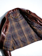 Real Simons 1940s California horsehide jacket amber brown veg-tanned	 12