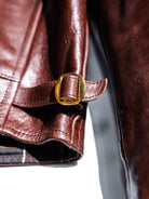 Real Simons 1940s California horsehide jacket amber brown veg-tanned	 8