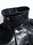 Transport jacket hardware details - MILDEX snap, IDEAL two-way zipper and tartan cotton lining
