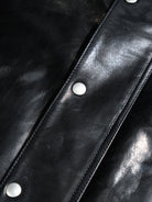 Transport jacket hardware details - MILDEX snap, IDEAL two-way zipper and tartan cotton lining