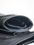 Transport jacket hardware details - MILDEX snap, IDEAL two-way zipper and tartan cotton lining