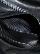 Transport jacket hardware details - MILDEX snap, IDEAL two-way zipper and tartan cotton lining
